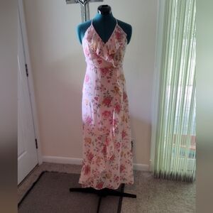 No boundaries Dusty pink floral Maxie dress size s 3-5